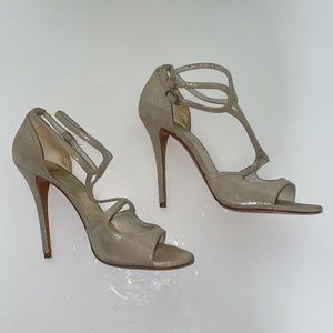 Stuart Weitzman gold heels